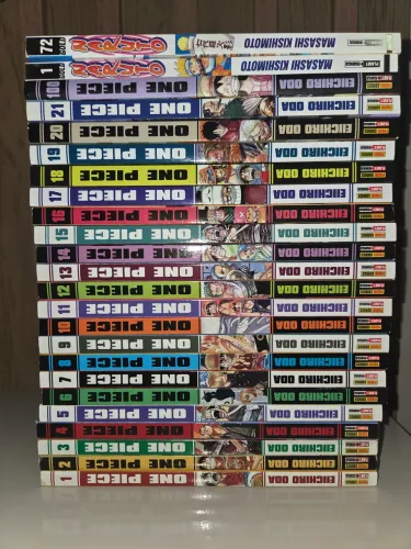 Mangá One Piece Volumes 1 a 21 e 100