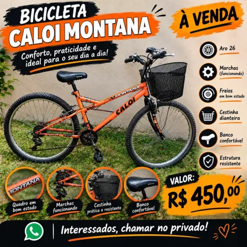 Bicicleta Caloi Aro 26