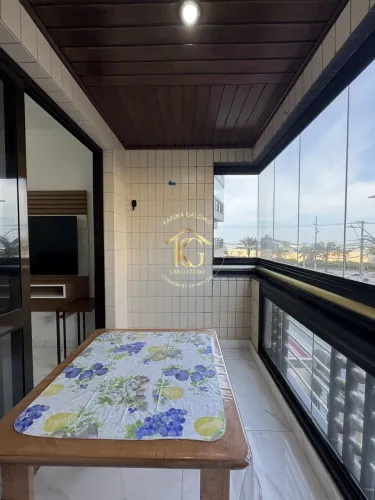 Apartamento Á Venda Semimobiliado 2 Quartos 1 Suíte Sacada Vista Mar Guilhermina