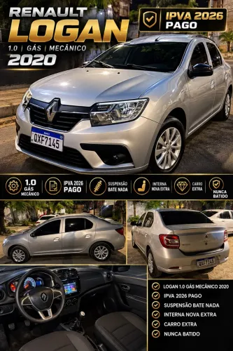 Renault Logan Zen Flex 1.0 12V 4P Mec. 2020
