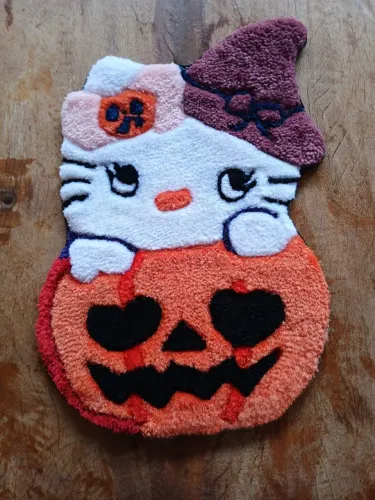 Tapete de Parede Hello kitty Haloween