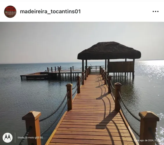 Já pensou em fazer seu pieer no lago? Poiser aqui tenho tudo q vc precisa..