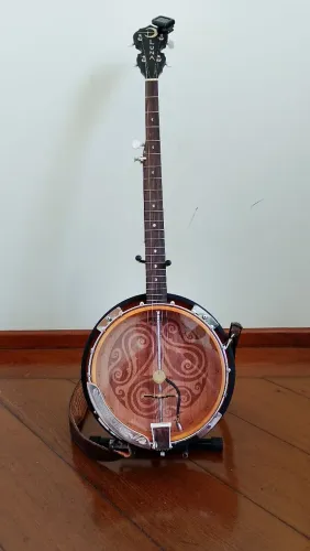 Banjo americano 5 cordas luna amplificado