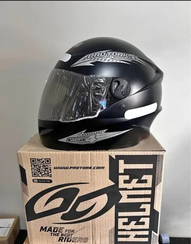 Capacete Pro Tork New Liberty Four Preto Fosco + Viseira Fumê