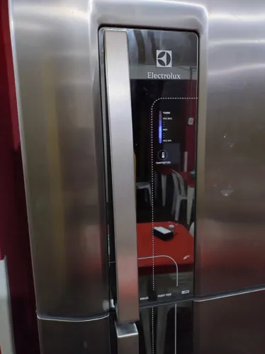 Geladeira Electrolux inox duplex Frost Free DW42X 