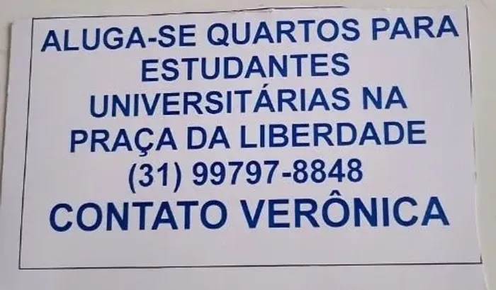 Aluga se quartos para mulheres