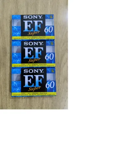 Fita Cassete K7 Lacrada Sony Ef60 Super Coleção Oferta