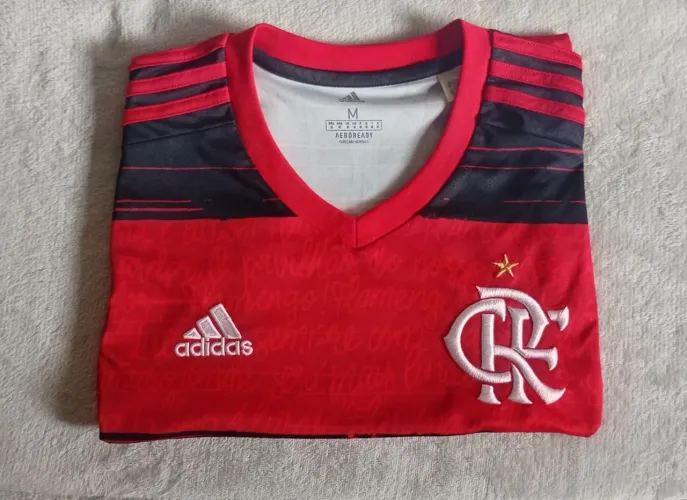 Camiseta Regata Flamengo Adidas I 2020 2021 tamanho M