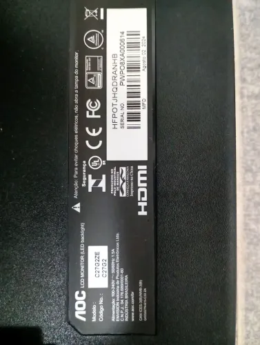 Monitor AOC curvo 27" 240hz 0.5ms