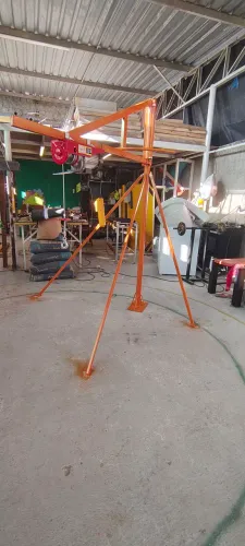 Guincho elétrico para obras de construção civil ou oficina, capacidade de 400 a 800 kg