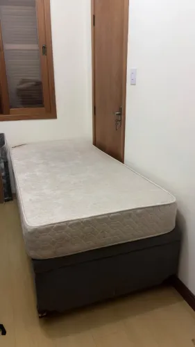 Cama de Solteiro (Colchão + Box Baú)