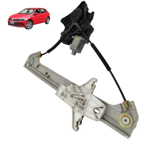 Motor máquina vidro traseiro esquerdo VW Polo 2019 2020 2021