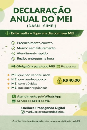 Declaração anual do MEI