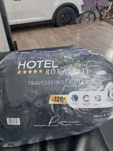 Travesseiro standard de hotel ROYALLITI 200 FIOS