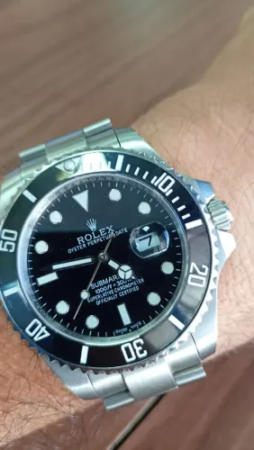 Relógio Rolex submariner máquina ETA 