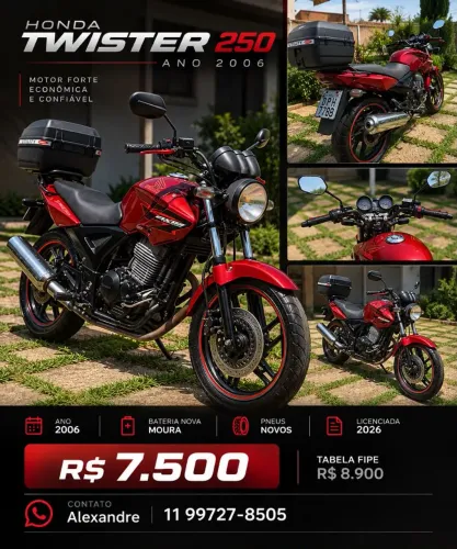 Honda CBX 250 Twister 2006