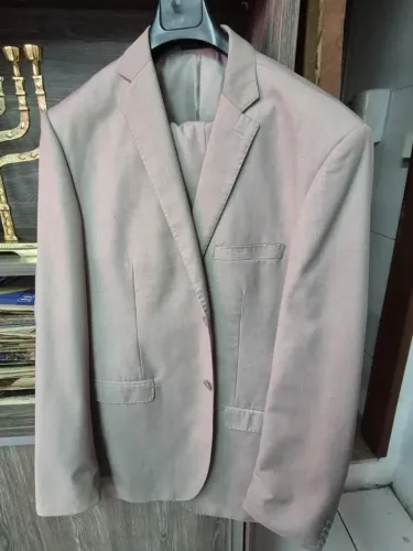 Terno Giorgio Armani Original Bege - Tamanho 58 (Calça 42) - Usado 1x