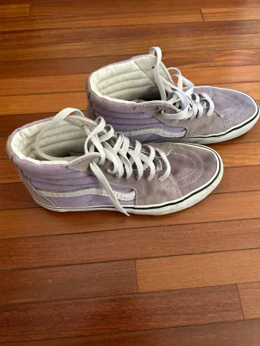 tênis Vans Sk8-Hi, cor roxa, tamanho 37 