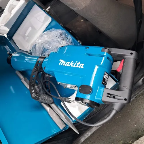 Martelete Demolição Obras pesadas 15kg 220v + Ponteiro e Talhadeira