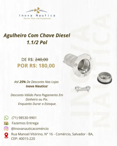 Agulheiro Com Chave Diesel m 1.1/2 Pol
