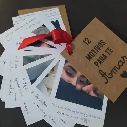 Presente dia do Namorados 12 motivos para te amar 
