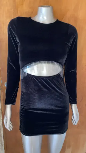 Vestido camurça
