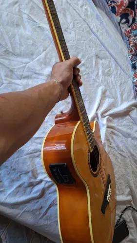 Violão elétrico dallas aço