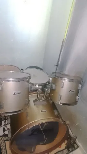 Bateria peace gold top completa dp 200 anos 90