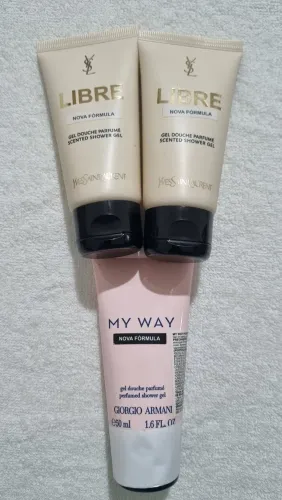 Kit de Gel de banho Libre e My Way 50ml