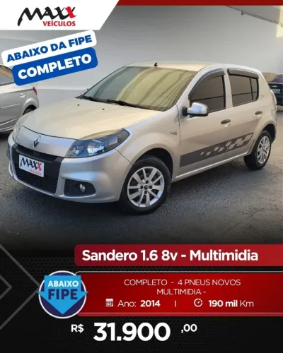 Renault Sandero Expression Hi-flex 1.6 8V 5P 2014