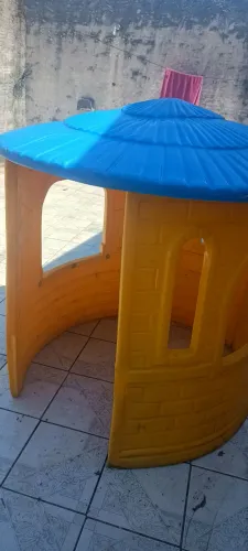 Casinha temática infantil mundo azul brinquedo 