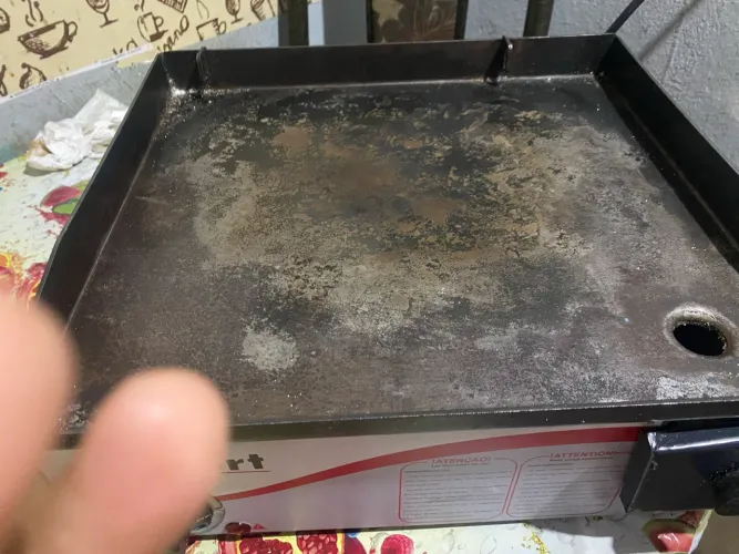 Vendo uma chapa de hambúrguer