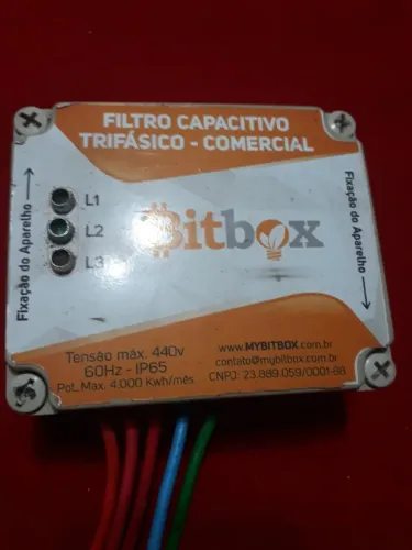 filtro capacitivo trifásico - comercial BITBOX