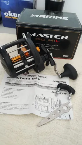 Carretilha master 60LH e vara Max force