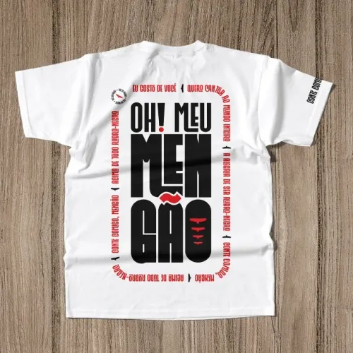 Camisa Branca Flamengo - Oh! Meu Mengão