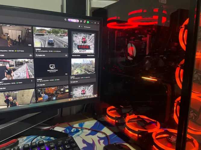 Pc gamer pego celular na metade do valor