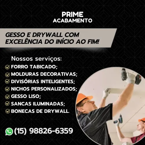 Gesso reforma Sorocaba