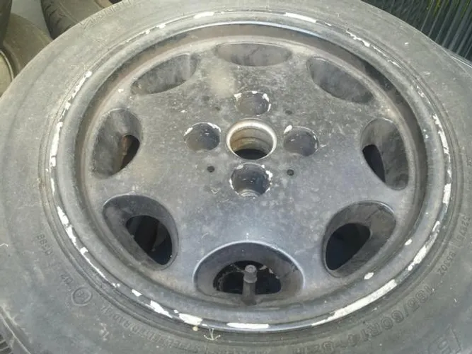 Roda aro 14 Mercedes amg monoblock preta VW gol 4X100 taluda