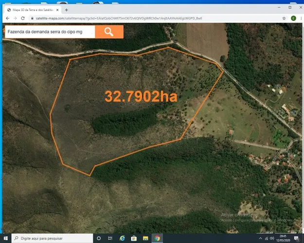 Área a venda (32,7902ha)