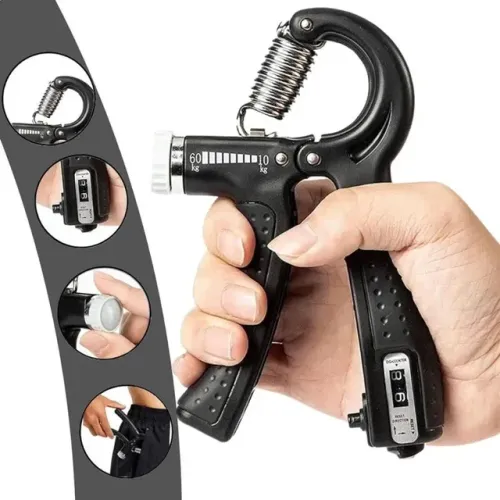 Hand Grip Mola Com Ajuste 10kg A 60kg com contador esporte 