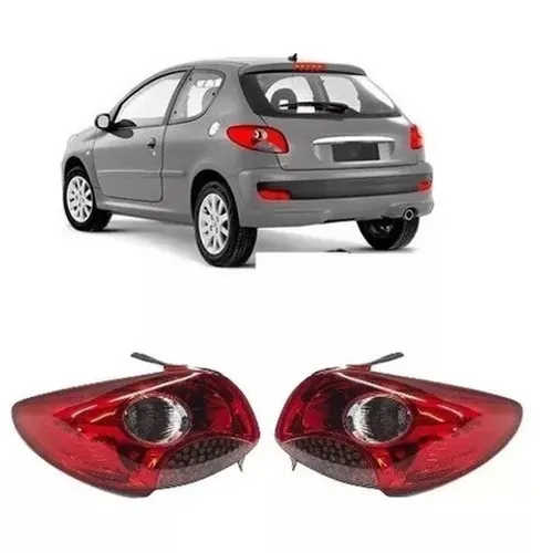 Lanterna Vermelha Peugeot 207 Hatch 2007 2008 A 2011