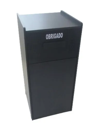 lixeira para fest food- lixeira com cesto de lixo- e porta bandejas- direto da fabrica