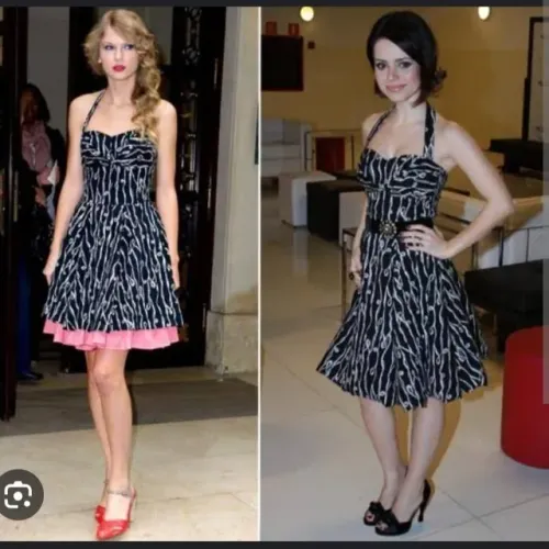 Vestido Taylor Swift e Sandy