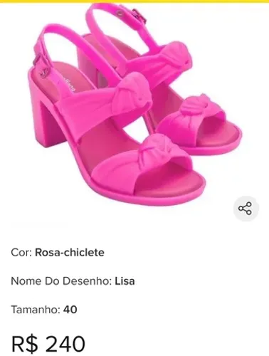 Melissa Original Nova Coleção 33/34