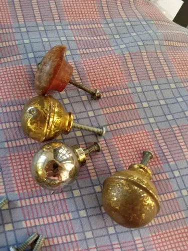 Lote com 20 puxadores antigo