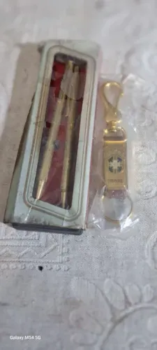 Kit caneta e chaveiro 