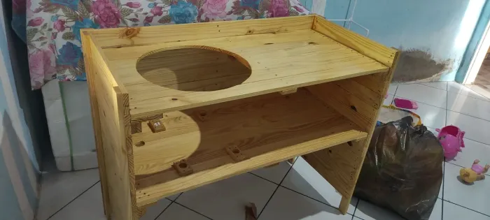Bancada para algodão doce