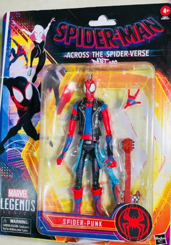 Marvel Legends Spider-Punk - Across The Spider-Verse - Hasbro Lacrado Homem-Aranha Punk