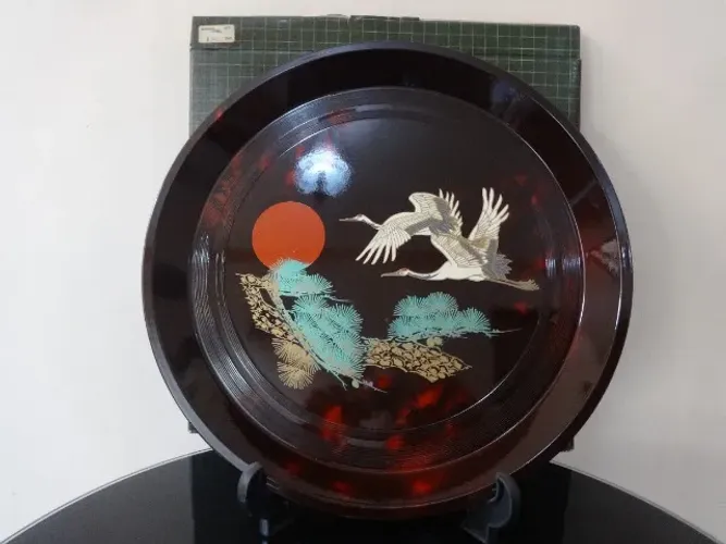 Prato japones de decoraçao na caixa