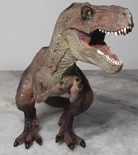 Dinossauro Tiranossauro Rex marrom novo